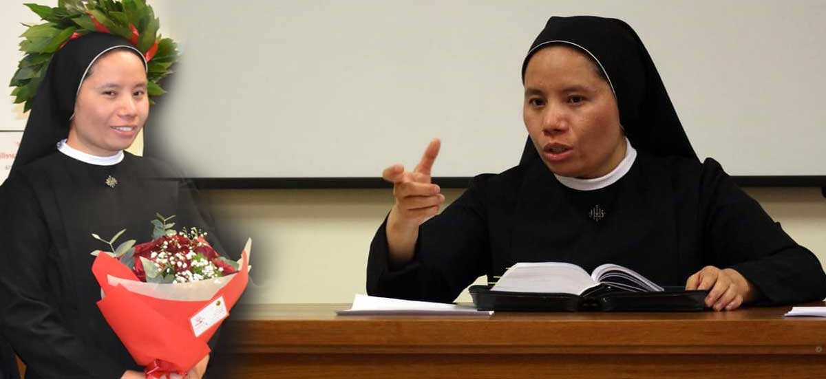 Licenza in Diritto Canonico per Suor Imelda Kelulu